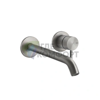 Встраиваемый смеситель GESSI 316 для раковины с изливом 200-170 мм, цвет матовый (54486#239) - фото 1