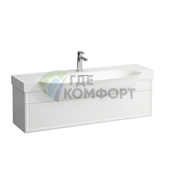 База под раковину Laufen New Classic подвесная с ящиком, белая глянцевая, 1180×320×340 мм (4.0605.1.085.631.1) - фото 1