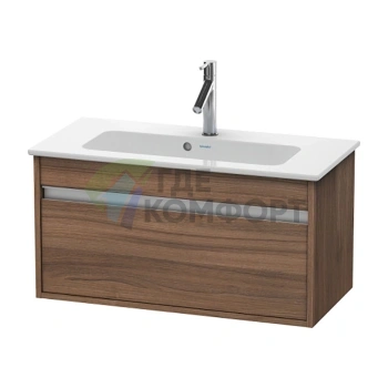 База под раковину Duravit Ketho 410x800x385 с выдвижным ящиком, цвет натуральный орех (KT642307979) - фото 1