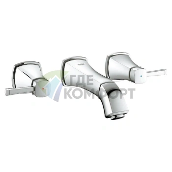 Смеситель для раковины Grohe Grandera 20414000 с хромированной отделкой