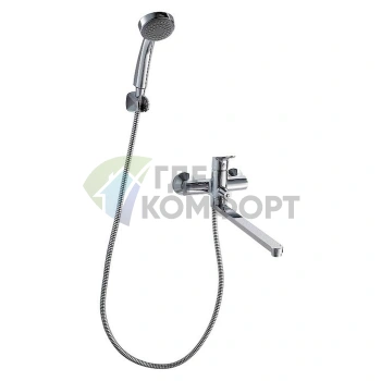 Смеситель Bravat Drop F64898C-LB для ванны с душем и высоким изливом - фото 1