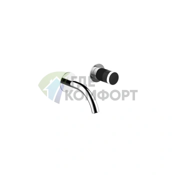 Смеситель для раковины Fantini Nice на 2 отверстия, без донного клапана, хром (65 02 S009SB) - фото 1