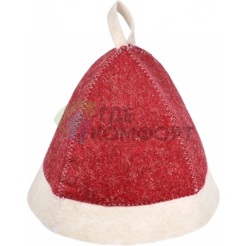 Шапка Hot Pot 41250 Комби красная с белым ободком - фото 1