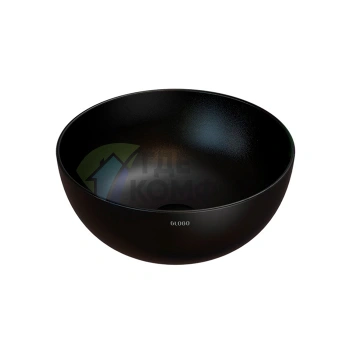 Раковина-чаша Globo T-Edge Nero opaco: 34 см, на столешницу (B6T37.AR)