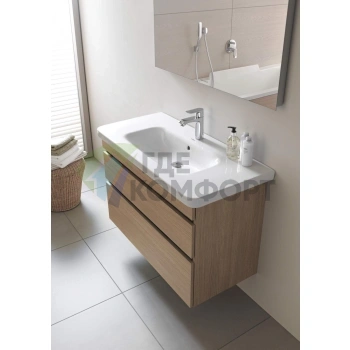 Раковина Duravit DuraStyle 1200x480 мм для мебели без перелива, белая (2320120041) - фото 3