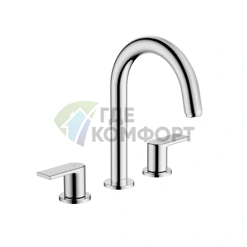 Смеситель для раковины Hansgrohe Vernis Shape с донным клапаном, хром (71563000) - фото 1