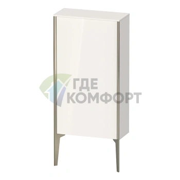 Подвесной шкаф Duravit XViu 890x500x240 мм, белый глянцевый/champagne matt (XV1306RB122) - фото 1