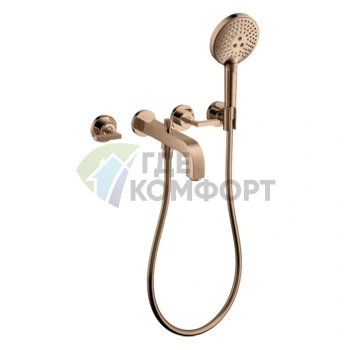 Смеситель для ванны AX Citterio в цвете полированное красное золото (39448300) - фото 1