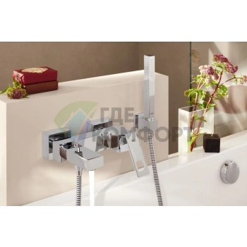 Смеситель Grohe Eurocube для ванны с душем - фото 4