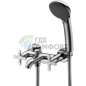 Смеситель для ванны с душем Lemark Duetto LM5712C