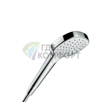Ручной душ HG Croma Select E 110 1jet Rain (белый/хром) (26814400) - фото 1