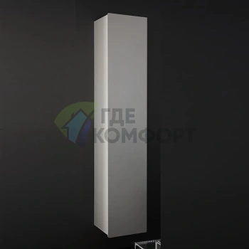 Подвесной шкаф INO от Laufen 360x305x1800 мм с одной дверцей, белый матовый (4.2545.1.030.170.1) - фото 1