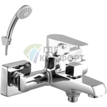 Смеситель Lemark Plus Factor LM1612C для ванны с душем