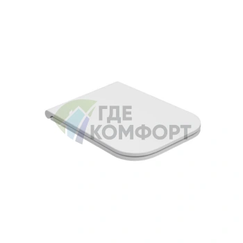 Сиденье для унитаза GLOBO Stone 52 см белое матовое с микролифтом (ST022.BO/cr) - фото 1