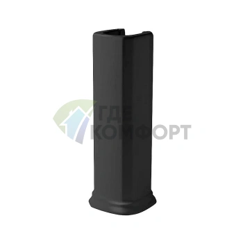 Пьедестал для раковины Artceram Civitas 68 см черный (CIC001 03 00) - фото 1