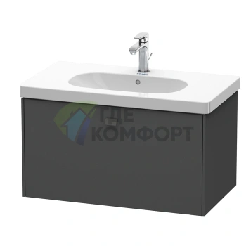 Подвесная тумба Duravit Brioso с выдвижным ящиком, цвет графит матовый 43 (820x469x452 мм) (BR404604949) - фото 1
