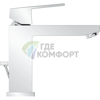 Смеситель для умывальника Grohe Eurocube 23445000 однорычажный, хром - фото 2
