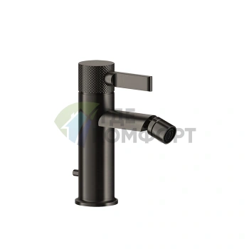 Смеситель для биде GESSI INCISO: настенный монтаж, донный клапан, цвет Black XL (58007#299) - фото 1