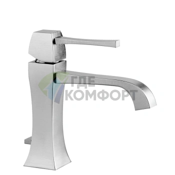 Gessi Mimi — однорычажный смеситель для раковины с донным клапаном в хроме (31101#031) - фото 1