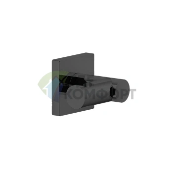 GESSI Rilievo Поворотный держатель для душевой лейки, цвет Nero XL (59160#299) - фото 1