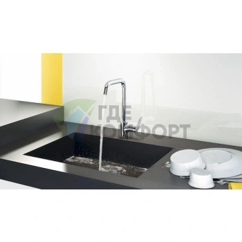 Смеситель Hansgrohe Focus 31820000 для кухни с выдвижной лейкой - фото 3
