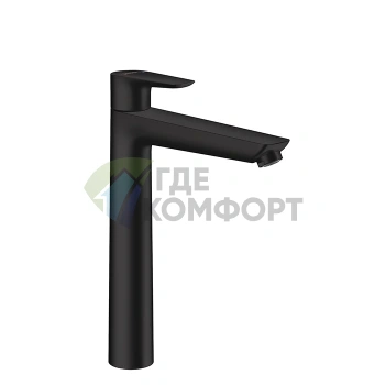 Смеситель для раковины Hansgrohe Talis E 240 черный матовый (71716670) - фото 1