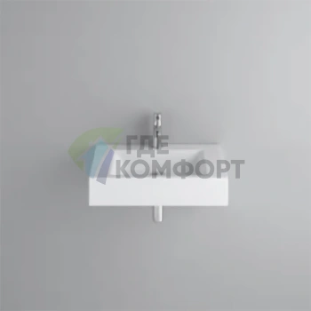 Подвесная раковина BETTEAqua 60x49.5 см с покрытием Glaze Plus, без перелива, белая (A056 HLW1 PW) - фото 1