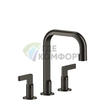Смеситель для раковины GESSI INCOSO: излив 160 мм, хром, 3 отверстия (58014#299) - фото 1