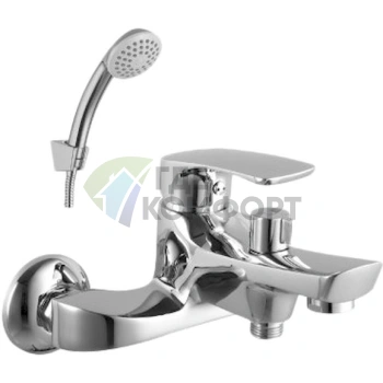 Стильный смеситель Lemark Plus Shape LM1712C для ванны с душем