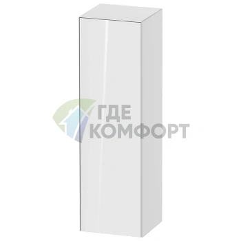 Подвесной шкаф Duravit White Tulip: белый глянец, алюминиевые полки (WT1332R8585) - фото 1