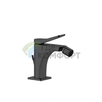 GESSI Rilievo Смеситель для биде с донным клапаном, цвет Nero XL (59007#299) - фото 1