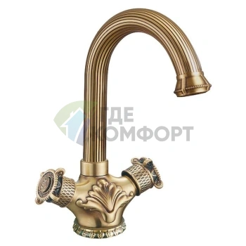 Смеситель Zorg Antic A 2008U-BR для раковины