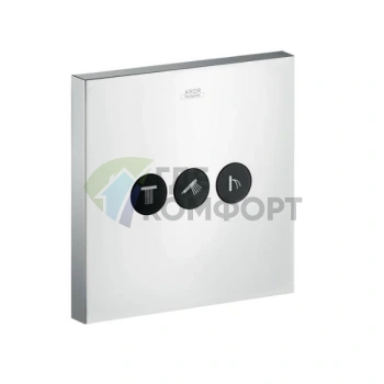 Встраиваемый модуль AX ShowerSelect с 3 запорными клапанами (хром) (36717000) - фото 1
