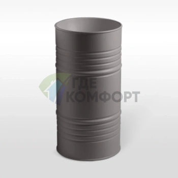 Раковина Kerasan Artwork BARREL Ø45×90 см, свободностоящая, цвет Ferro matt (474389) - фото 1