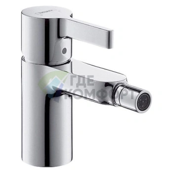 Смеситель для биде Hansgrohe Metris S 31261000: Напольный монтаж - фото 1