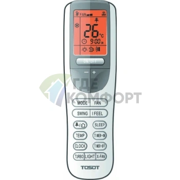 Инверторная сплит-система Tosot LORD EURO T24H-SLEu/I / T24H-SLEu/O - фото 4