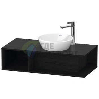 Подвесная тумба Duravit D-Neo Compact, Black Oak, 260x1000x480 мм (DE493901616) - фото 1
