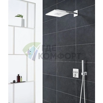 Термостат Grohe Grohtherm SmartControl для ванны с душем, белый - фото 3