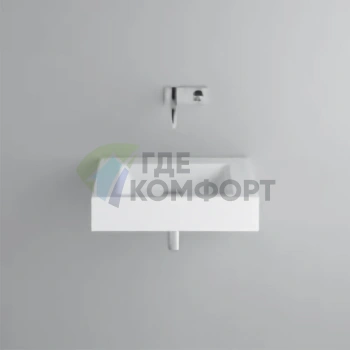 Подвесная раковина BETTEAqua 80x49,5 см белая без отверстия под смеситель (A054-000) - фото 1