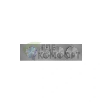 Термостатический смеситель GESSI Origini: 3 функции, хром, интеллектуальное управление (66224#031) - фото 1
