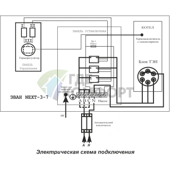 Электрический настенный одноконтурный котел Эван Next 7 220 - фото 4