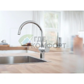 Смеситель для кухни Grohe Minta 32917DC0: Однорычажный с керамическим картриджем - фото 2