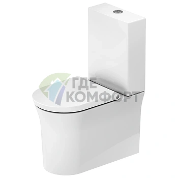 Бачок унитаза Duravit White Tulip 370x145 мм с системой двойного слива 6/3 л (9331000051) - фото 1
