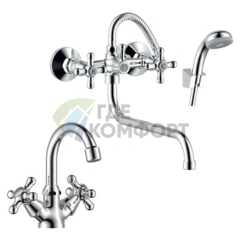 Комплект для ванной Rossinka SET02-50 - фото 1