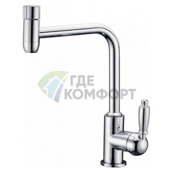 Кухонный смеситель Zorg Clean Water ZR 323 YF-33 с высоким изливом и выдвижной лейкой - фото 1