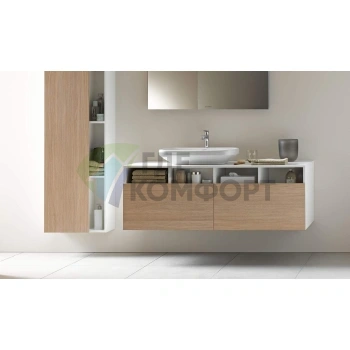 Раковина Duravit DuraStyle 600x380 мм без перелива, шлифованная, белая (349600000) - фото 3