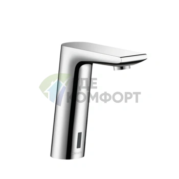 Бесконтактный смеситель для раковины Hansgrohe Metris S: гигиена и комфорт с питанием от батареек (31101000) - фото 1