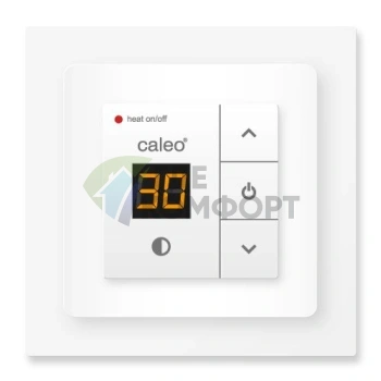 Терморегулятор Caleo 720 с адаптерами встраиваемый цифровой 3-5 кВт