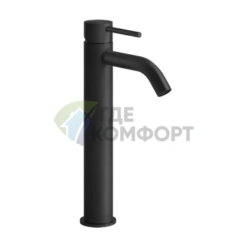 Смеситель для раковины GESSI 316, высокий 305 мм, цвет Black XL (54009#299) - фото 1
