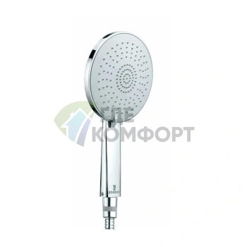 Ручной душ Bossini MIXA/3: 3 режима, хром, 140 мм (B01168.030) - фото 1